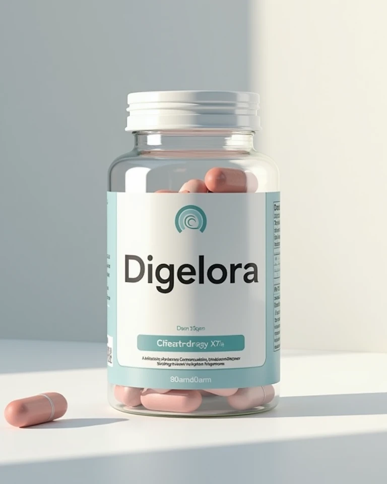 Digelora balanced complex supplement bottle